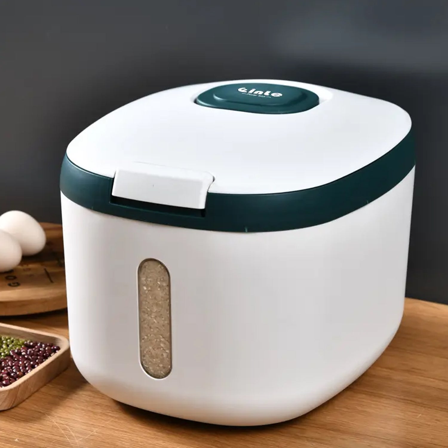 5285 Rice Storage Containers, Airtight Storage Box With Pouring Cups, Sealed Rice Bucket, Household Storage Box For home & Kitchen Use DeoDap 5285 Rice Storage Containers, Airtight Storage Box With Pouring Cups, Sealed Rice Bucket, Household Storage Box For home & Kitchen Use DeoDap